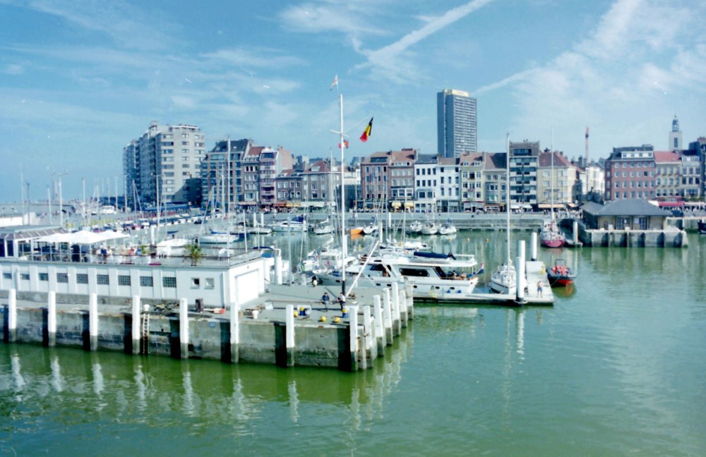 Leaving Oostende Port, Belgium