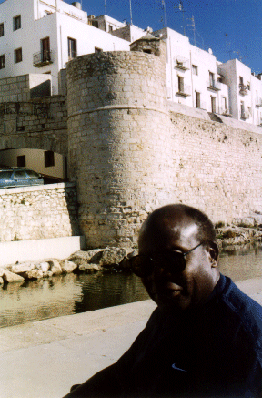 Jacqui's Dad in Pe�iscola, Spain