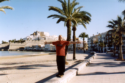 Andrew in Pe�iscola, Spain