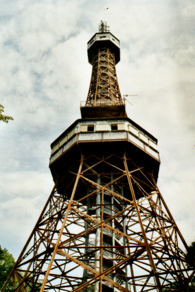 The Eiffel Tower on Petrin Hill, Prague, Czech Republic