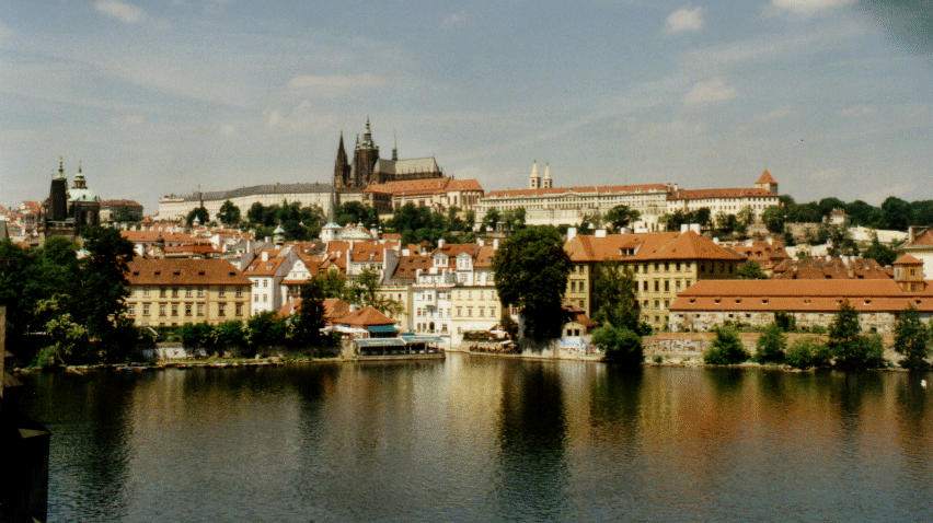 Prague Castle from the Charles Bridge