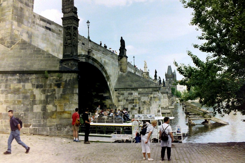 By the Side of the Charles Bridge, Prague, Czech Republic