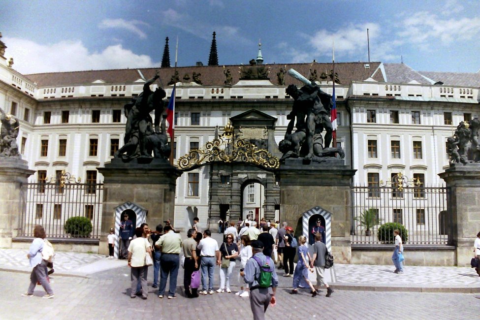 The Gates of Prague Castle, Czech Republic