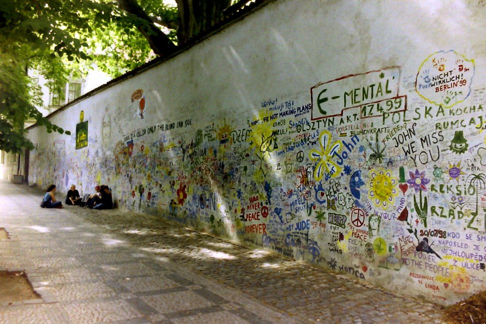 The John Lennon Wall, Prague, Czech Republic