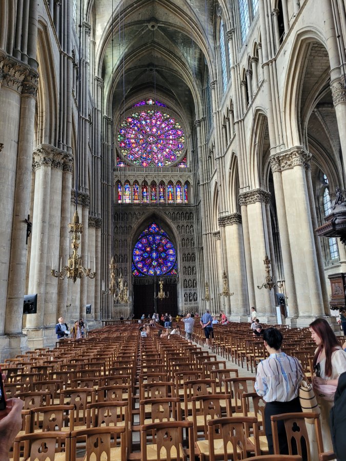 Nave of Reims Cathedral, France