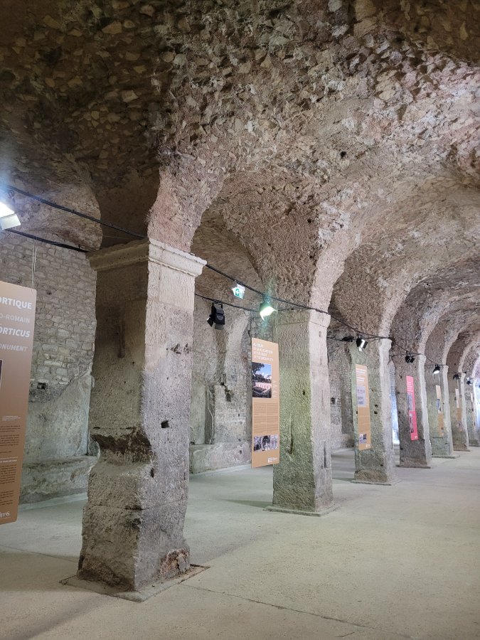 Roman Arches of the Cryptoportique, Reims, France