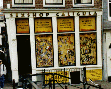 Sex Shop on Oudezijds Voorburgwal, Amsterdam, The Netherlands