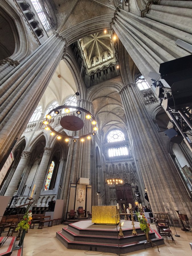 Transept and Altar, Rouen Cathedral, Normandy, France