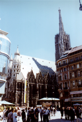 Stephansplatz with St. Stephen's Cathedral, Vienna, Austria