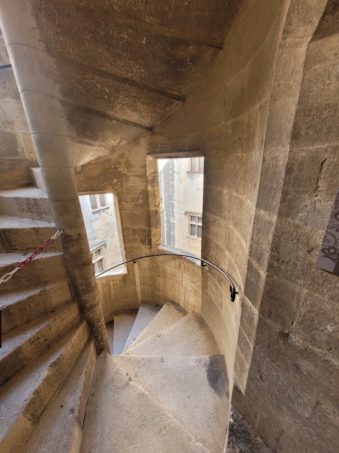 Spiral Stairs, Tarascon Castle, France
