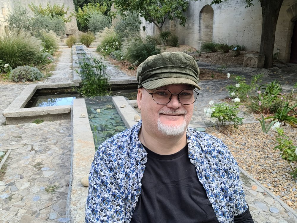 Andrew at Tarascon Castle, Tarascon-sur-Rh�ne, Provence, France