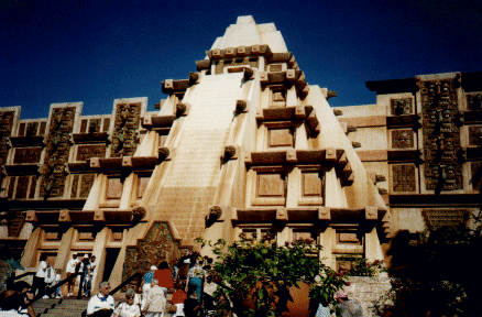 Odd looking building, Disneyworld, Florida, USA