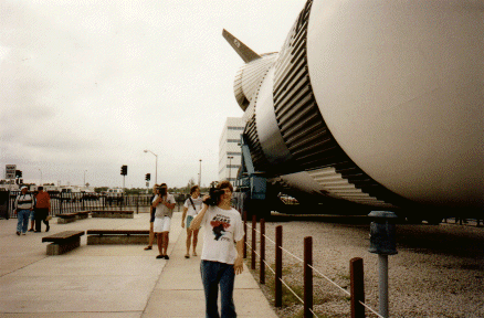 Shaun filming Roy filming Shaun - Cape Kennedy, USA