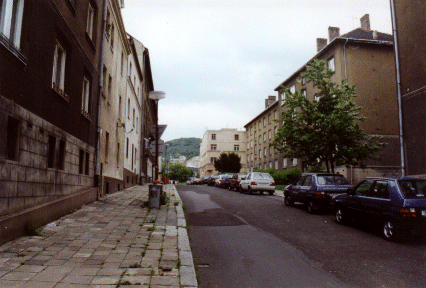 The Street in �st� nad Labem where Andrew's Father was born, Czech Republic
