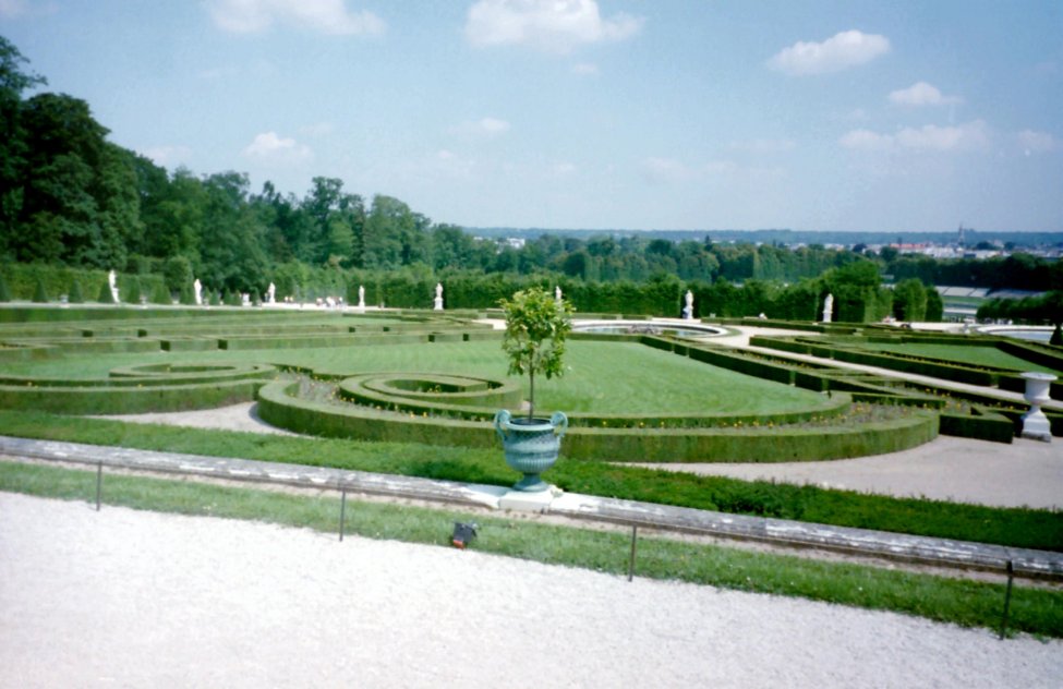 A different view of the Formal Gardens at the Palace of Versailles, �le-de-France, France
