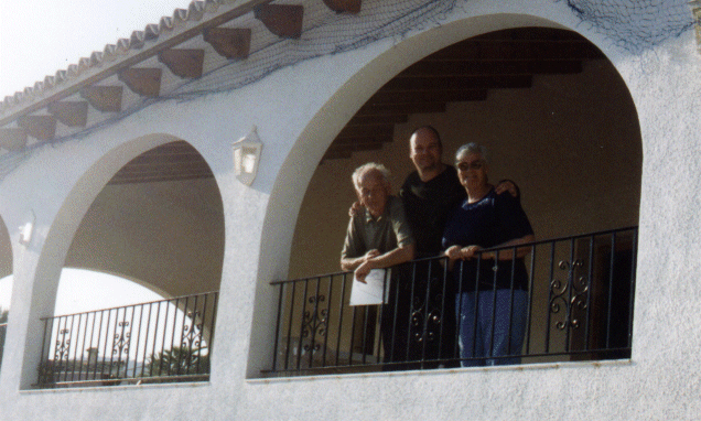 Andrew and his Mum and Dad - May 2003